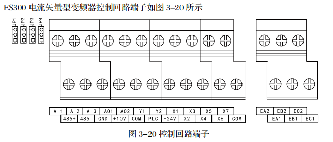 通用變頻器調(diào)速及啟停控制-國(guó)產(chǎn)變頻器德瑞斯-控制回路端子